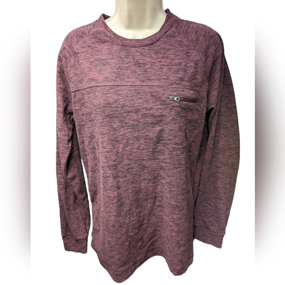 Magellan Mens Fleece Crewneck Shirt Sz S